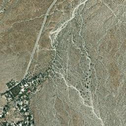 Snow Creek California High Resolution Satellite Map