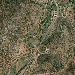 Cedar Creek Arizona High Resolution Satellite Map