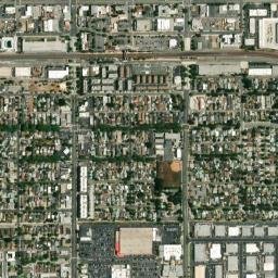 Fullerton map(satellite map)