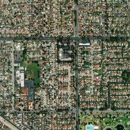 Cerritos map(satellite map)