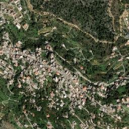 Caza de Baabda map(satellite map)
