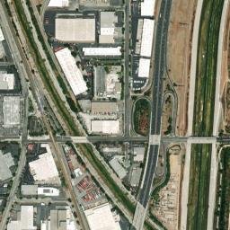Del Amo California High Resolution Satellite Map