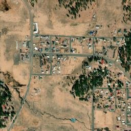 Alpine Arizona High Resolution Satellite Map