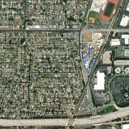 Lincoln Village California High Resolution Satellite Map