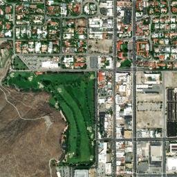 Palm Springs map(satellite map)