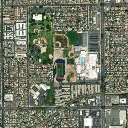 Cypress California High Resolution Satellite Map