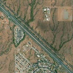 Circle City Arizona High Resolution Satellite Map