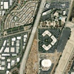 Sunkist Gardens California High Resolution Satellite Map