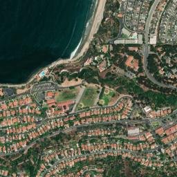 Palos Verdes Estates map(satellite map)