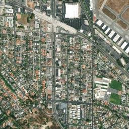 Walteria California High Resolution Satellite Map