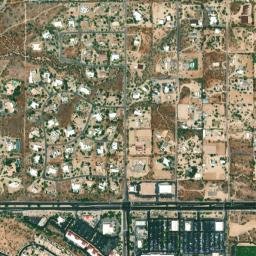 Dove Valley Ranch Arizona High Resolution Satellite Map