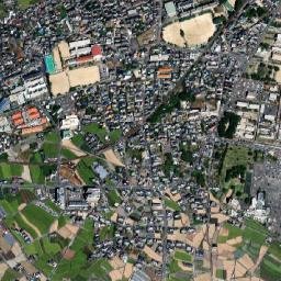 Tōon-shi map(satellite map)