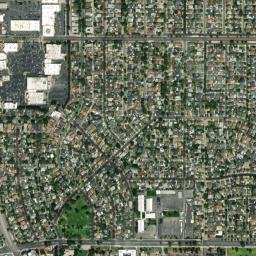 Los Altos California High Resolution Satellite Map