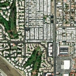 Royal Palms California High Resolution Satellite Map