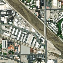 Cathedral City map(satellite map)