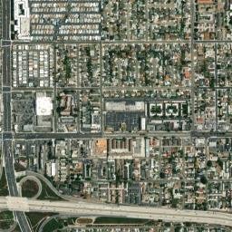 Villa Capri Mobile Home Park California High Resolution Satellite Map