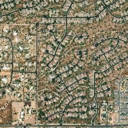 Desert Wind Arizona High Resolution Satellite Map