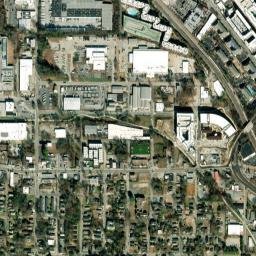 810-814 Fox Street Northwest Atlanta High Resolution Satellite Map