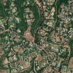 Rolling Hills California High Resolution Satellite Map