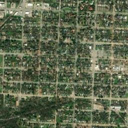309 South Tone Avenue Denison TX High Resolution Satellite Map