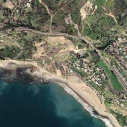 Satellite view of Palos Verdes Shores Golf Course