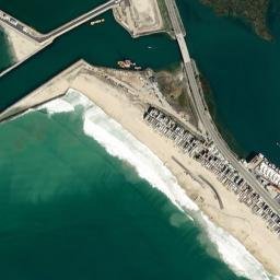 Surfside California High Resolution Satellite Map