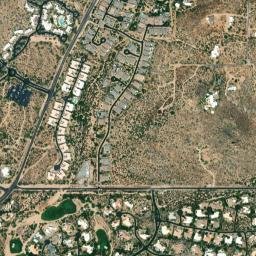 Reata Pass Arizona High Resolution Satellite Map