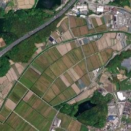 Koga-shi map(satellite map)