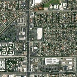 Ocean View California High Resolution Satellite Map