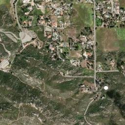 Ramona Bowl California High Resolution Satellite Map