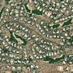 Desert Highlands Arizona High Resolution Satellite Map
