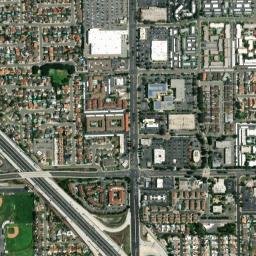 Fountain Valley map(satellite map)