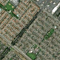 Como California High Resolution Satellite Map