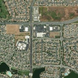 Menifee Lakes California High Resolution Satellite Map