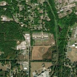 Blue Mountain Alabama High Resolution Satellite Map