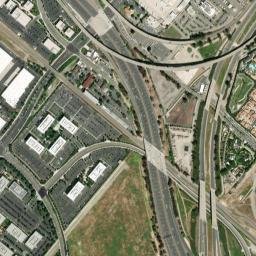 East Irvine California High Resolution Satellite Map