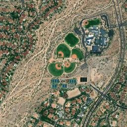 DC Ranch Arizona High Resolution Satellite Map