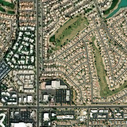 18483 North 91st Avenue Peoria AZ High Resolution Satellite Map