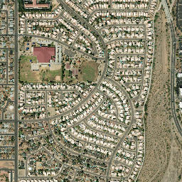 Peacock Village Arizona High Resolution Satellite Map