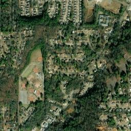 Godwin Estates Alabama High Resolution Satellite Map