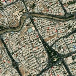 Khomeyn map(satellite map)