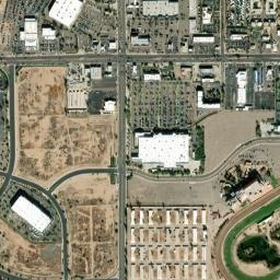 Turf Trailer Lodge Arizona High Resolution Satellite Map