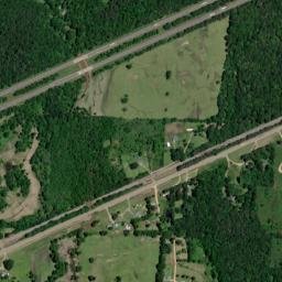 Wafers Crossing Arkansas High Resolution Satellite Map