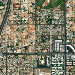 Sandalwood Arizona High Resolution Satellite Map