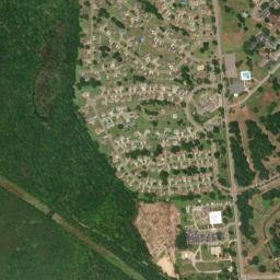 Columbus Air Force Base map(satellite map)