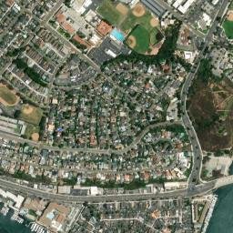 Bay Shores California High Resolution Satellite Map