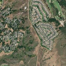 Trabuco Highlands California High Resolution Satellite Map