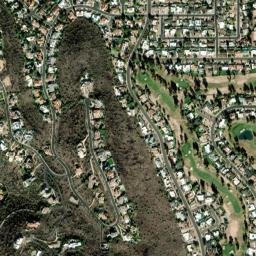 Sunset North Arizona High Resolution Satellite Map