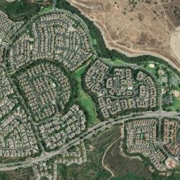 San Joaquin Hills map(satellite map)