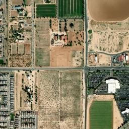 Waddell Arizona High Resolution Satellite Map